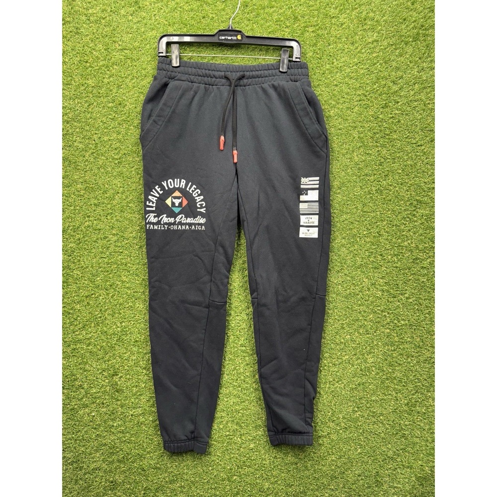 Under Armour Project Rock Joggers Mens Small Veteran Day Leave Your Legacy
